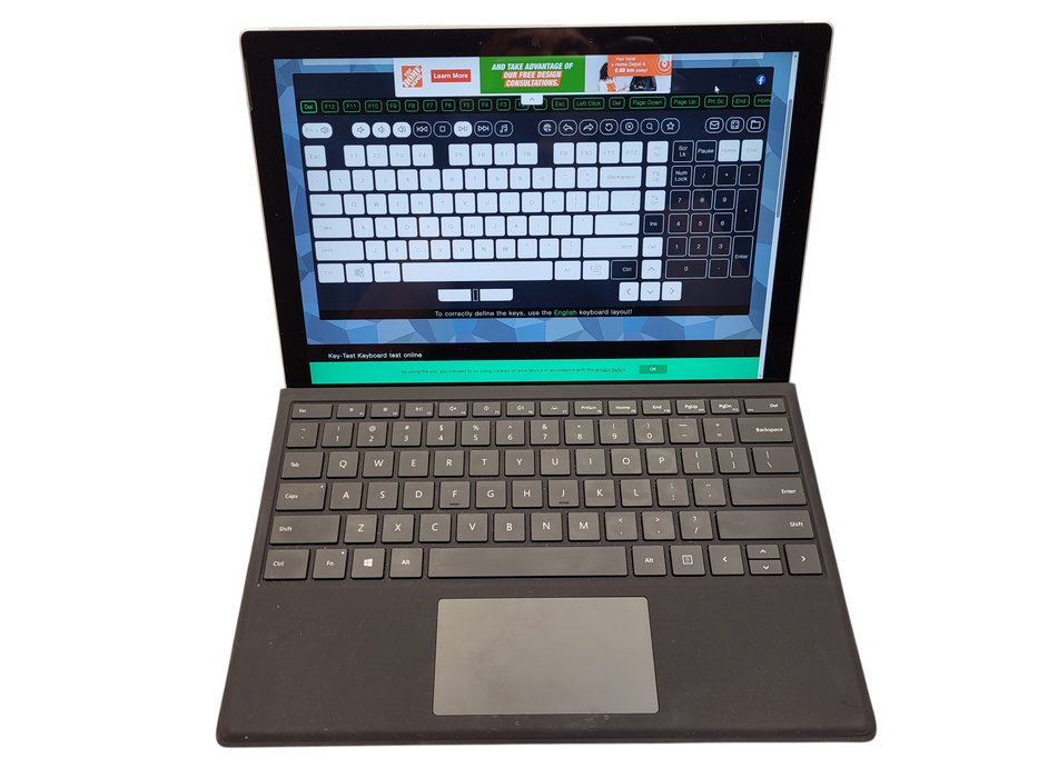 Microsoft Surface Pro 7 1866 i7-1065G7 16GB DDR4 256GB NVMe