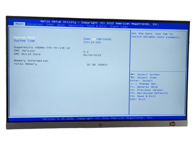 Supermicro X9DRH-7F Intel Xeon 1620 v2 @ 3.70Ghz 32GB RAM Q-