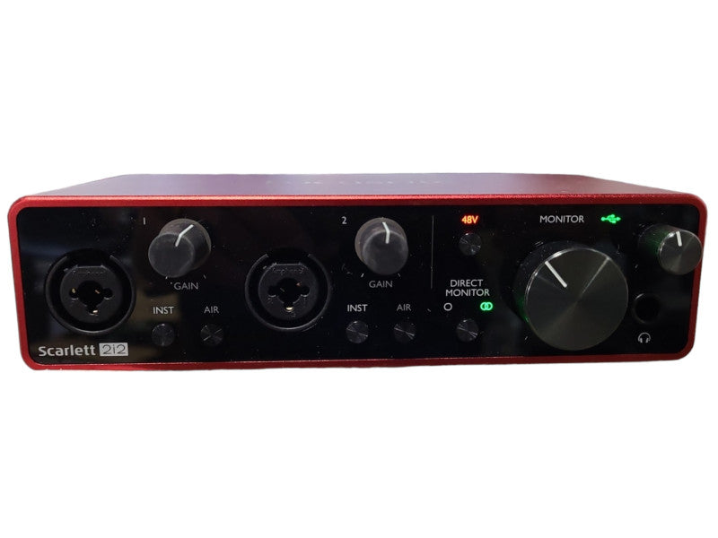 Focusrite Scarlett 2i2 USB Audio Interface - 3rd Generation, READ
