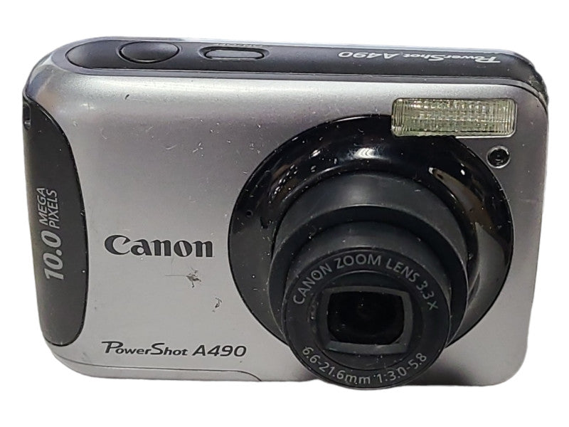 Canon PowerShot A490 Digital Camera, Tested Working, No SD Card