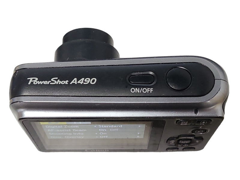Canon PowerShot A490 Digital Camera, Tested Working, No SD Card
