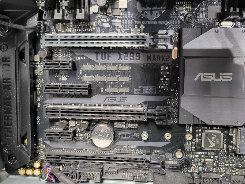 Custom Asus TUF X299 Mark2 PC, Core I9-7940X 3.1GHz, 64GB DDR4, 850W PSU _