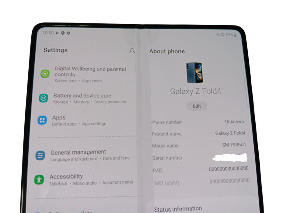 Galaxy Z Fold4 - 256GB - Graygreen [SM-F936U1 | Live Demo Unit] Read
