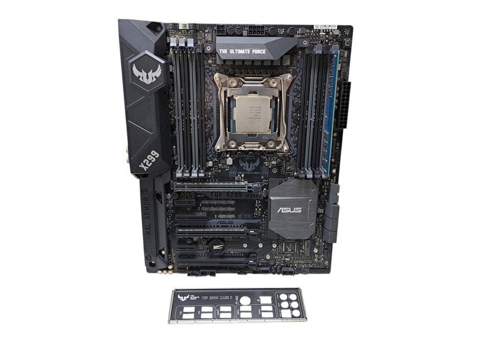 ASUS TUF X299 Mark 2 Motherboard w/ Intel Core i7-7800X, 8GB DDR4, I/O Shield
