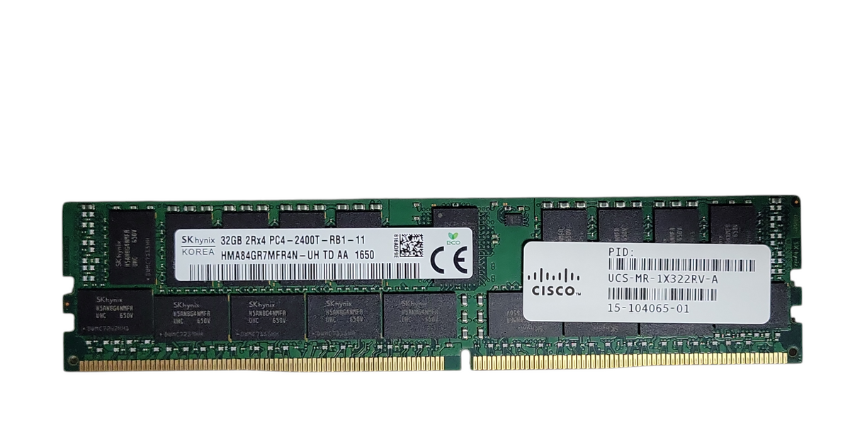 SK HYNIX 32GB PC4-2400T-R DDR4 REGISTERED ECC Server MEMORY RDIMM