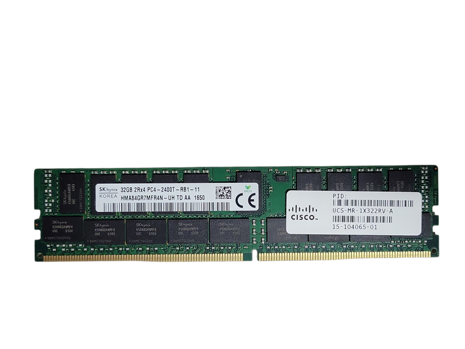 SK HYNIX 32GB PC4-2400T-R DDR4 REGISTERED ECC Server MEMORY RDIMM