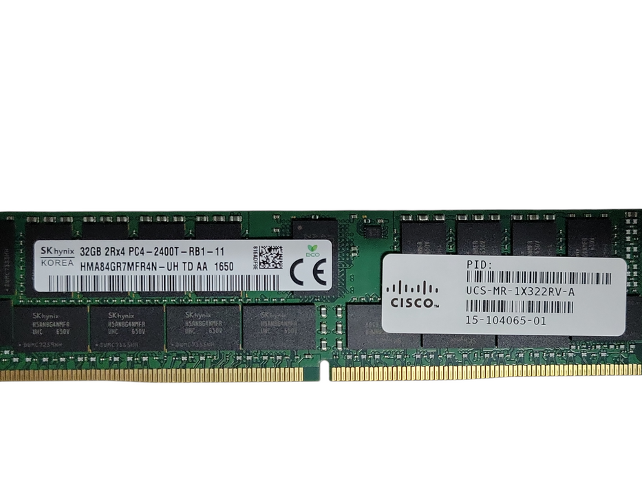 SK HYNIX 32GB PC4-2400T-R DDR4 REGISTERED ECC Server MEMORY RDIMM