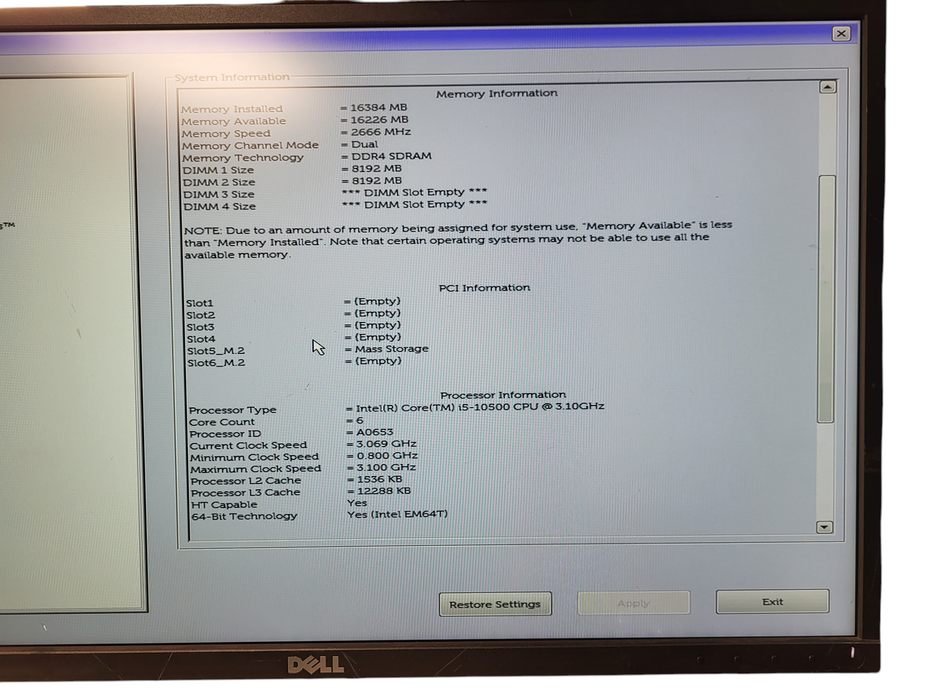 Dell OptiPlex 5080 Tower | Intel Core i5-10500, 16GB DDR4, 256GB NVMe *READ*