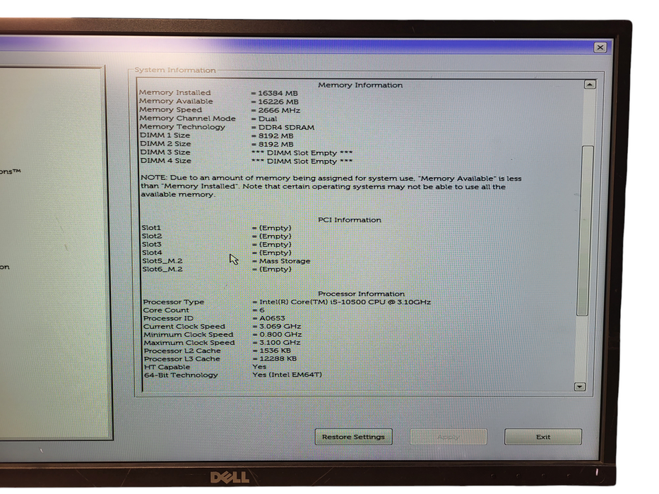 Dell OptiPlex 5080 Tower | Intel Core i5-10500, 16GB DDR4, 256GB NVMe *READ*