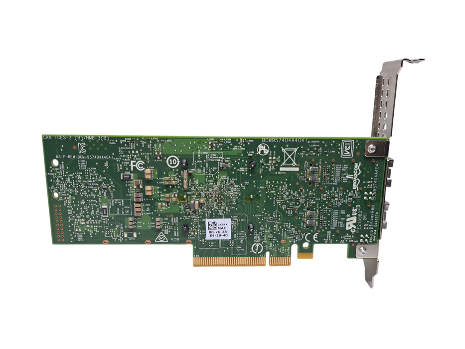 Dell 0CX94X Broadcom 57414 Dual Port 10/25G SFP28 Network Adapter Full Height