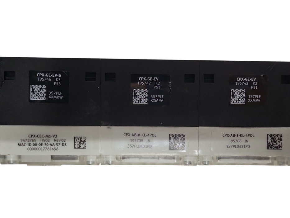 Festo CPX 197330 Terminal: CPX-EPR-EV Bus Node + CPX-GE-EV, READ