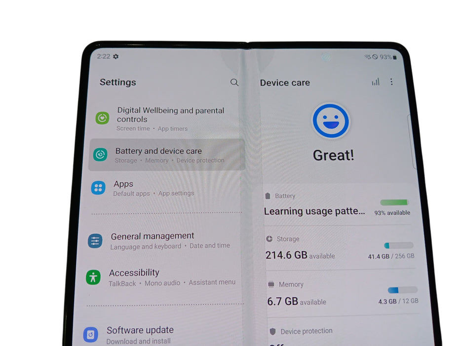 Galaxy Z Fold4 - 256GB - Graygreen [SM-F936U1 | Live Demo Unit] Read