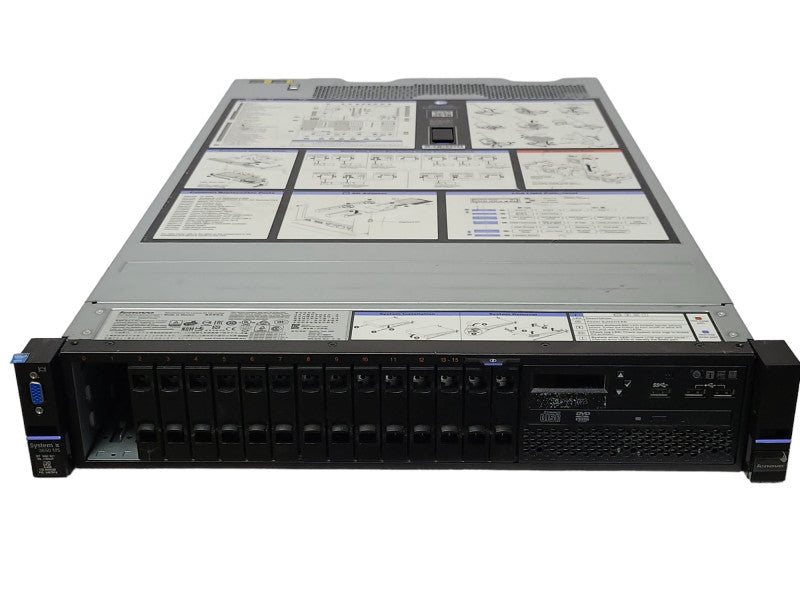 Lenovo SystemX 3650 M5 2U 16x2.5\\", 2x E5-2640V3 2.60GHz, 64GB RAM, M5210 _