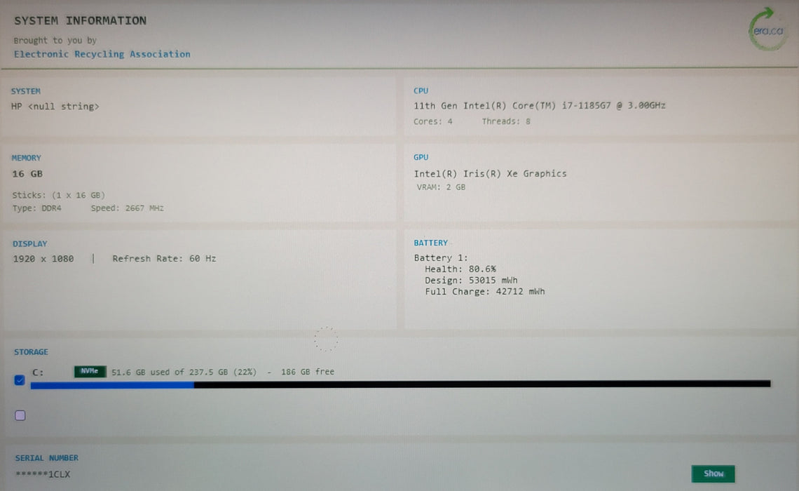 HP EliteBook 840 G8 14" i7-1185G7 16GB DDR4 256GB NVMe