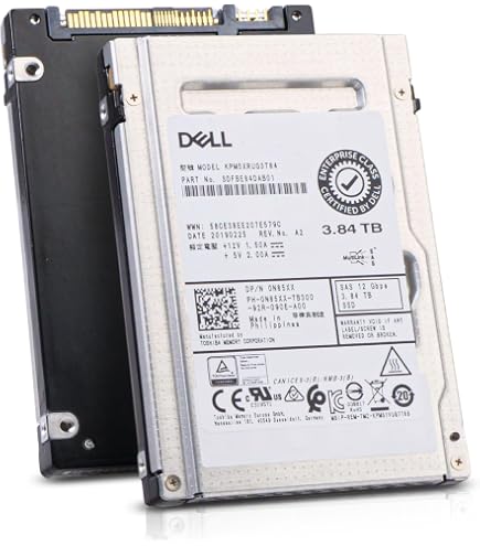 0N85XX Dell 3.84TB SAS 12Gb/s Read Intensive 2.5in SSD 0N85XX KPM5XRUG3T84