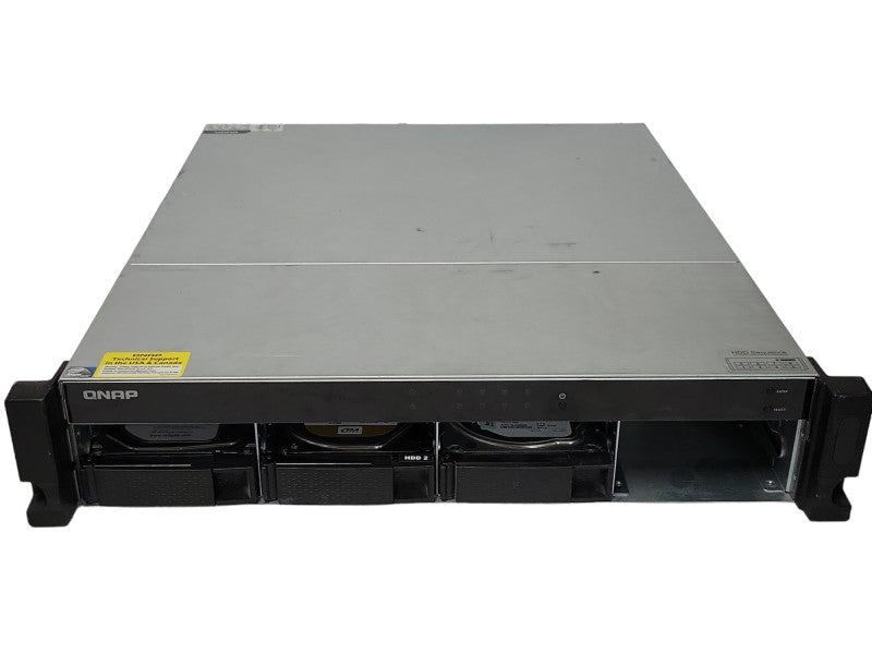 QNAP TS-869U-RP 8-Bay Network Attached Storage 3x 2TB HDDs _