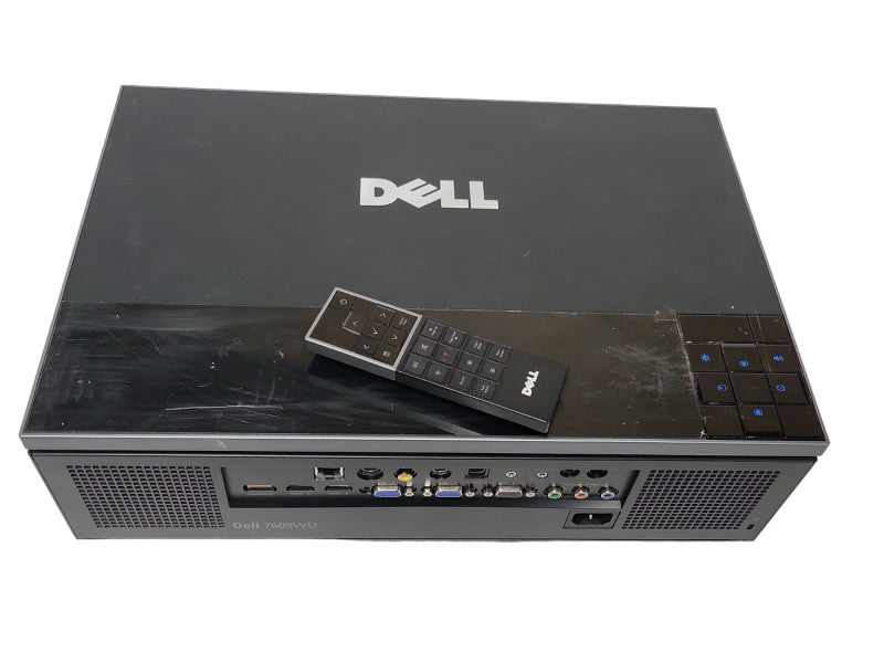 Dell 7609WU DLP Projector 1920x1200 WUXGA 3850 Lumens w/ Remote, READ _