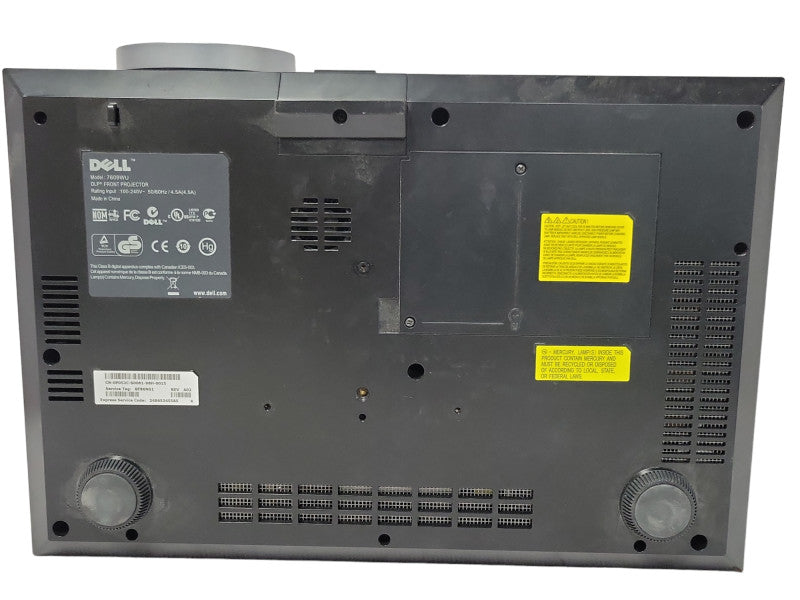 Dell 7609WU DLP Projector 1920x1200 WUXGA 3850 Lumens w/ Remote, READ _