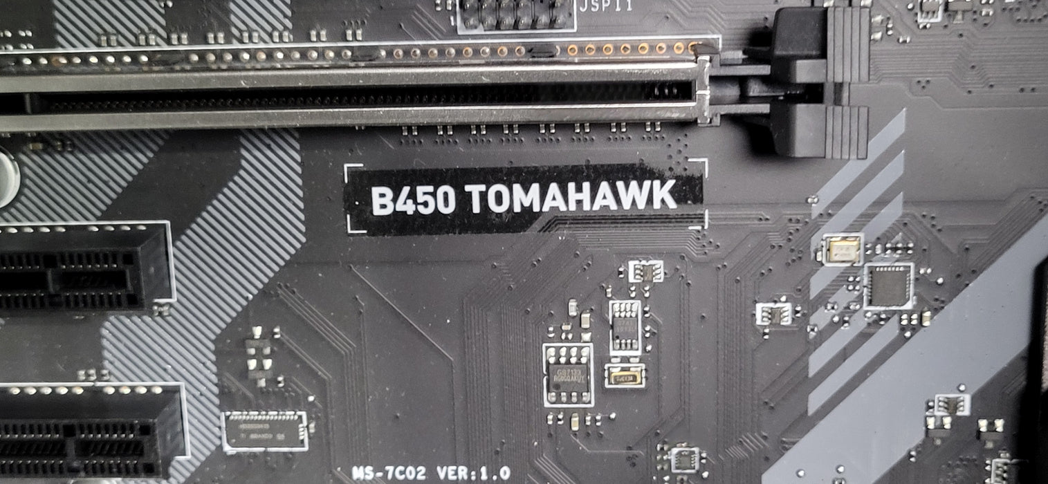 Custom PC MSI B450 TOMAHAWK Ryzen 5-2600 CPU | 4GB DDR4 | 256GB NVME