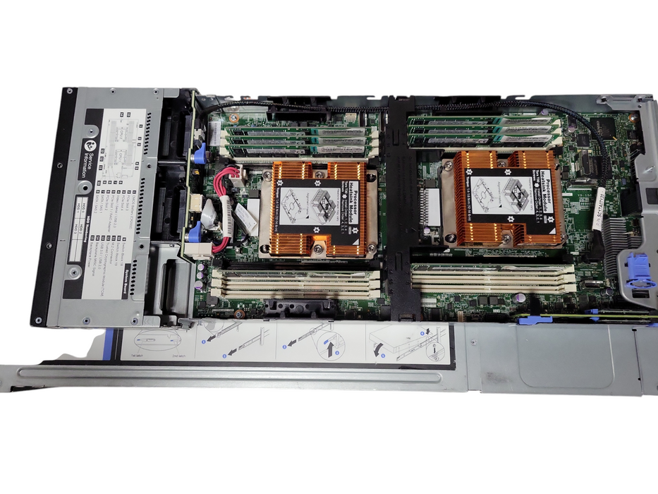 Lenovo ThinkSystem D2 2U Chassis + 4x SD530 Server Nodes 8x Gold 5110 256GB RAM