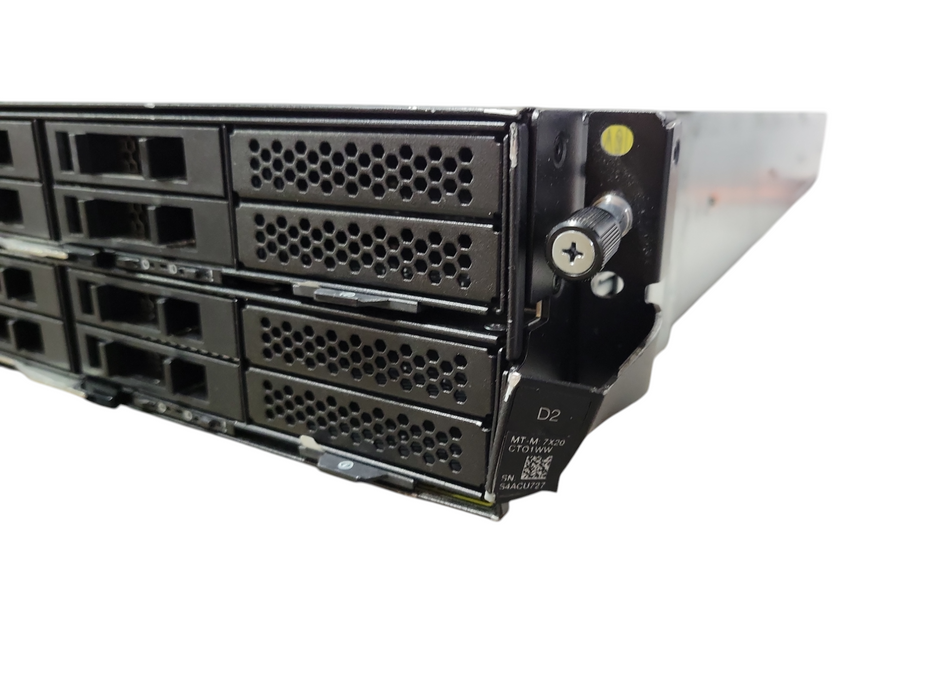 Lenovo ThinkSystem D2 2U Chassis + 4x SD530 Server Nodes 8x Gold 5110 256GB RAM