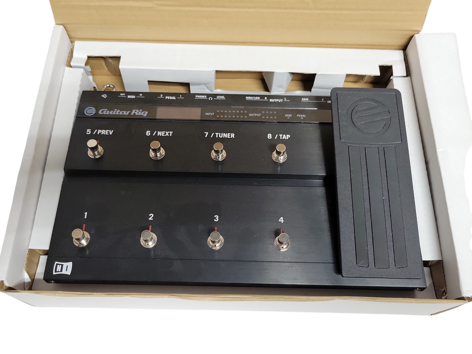Native Instruments GUITAR RIG KONTROL 3 Guitar Foot Controller, READ