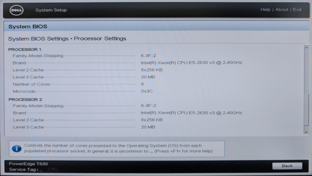 Dell PE T630 8x3.5", 2x Xeon E5-2630v3, 128GB DDR4, H730, 6x1.2TB SAS, 2x 750W