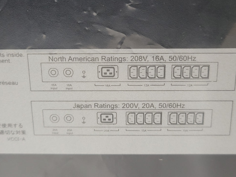 APC AP7730 Rack Mount Dual Source Automatic Transfer 200-208V, 20A, L6-20 Plug
