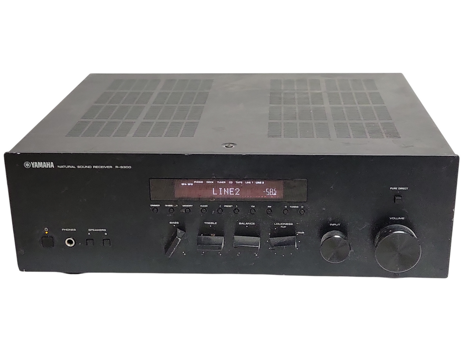 YAMAHA R-S300 Natural Sound Stereo Receiver, READ