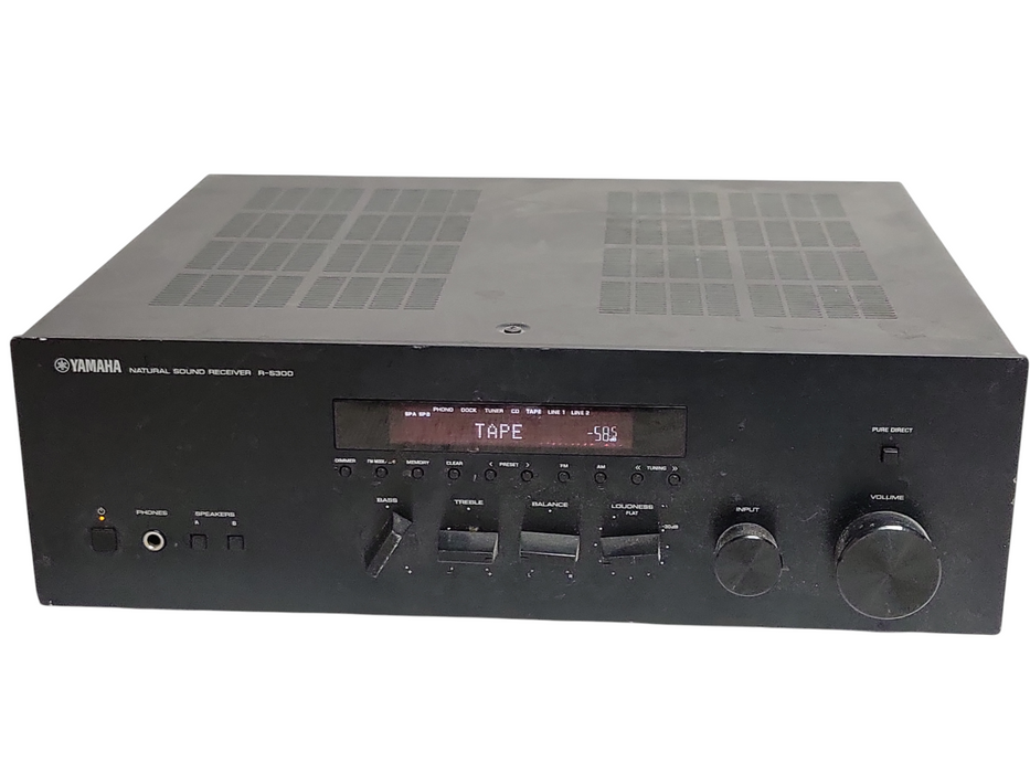 YAMAHA R-S300 Natural Sound Stereo Receiver, READ