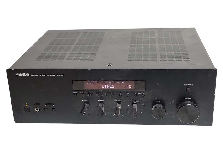 YAMAHA R-S300 Natural Sound Stereo Receiver, READ