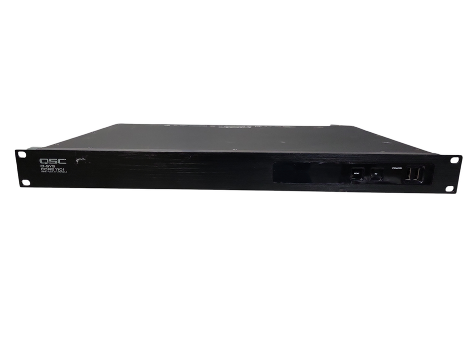 QSC Q-SYS Core110f USB/FLEX CHANNELS DSP DIGITAL SOUND PROCESSOR
