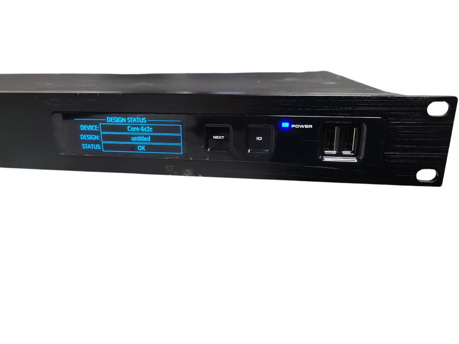 QSC Q-SYS Core110f USB/FLEX CHANNELS DSP DIGITAL SOUND PROCESSOR