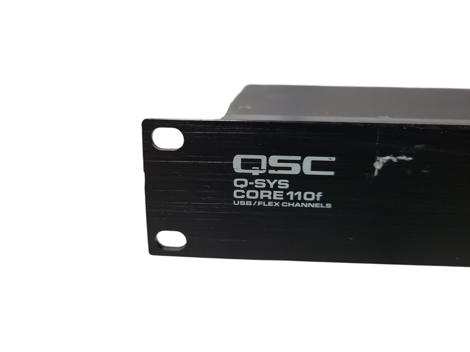 QSC Q-SYS Core110f USB/FLEX CHANNELS DSP DIGITAL SOUND PROCESSOR