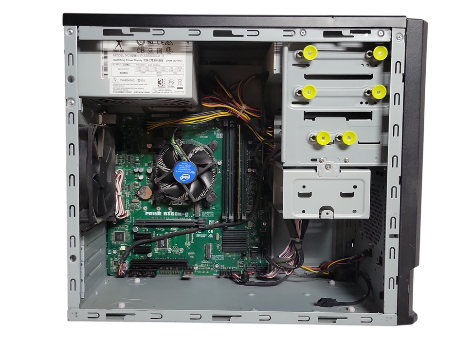 Custom/Asus Prime B360M-C PC, Core i7-8700 3.20GHz, 16GB DDR4, 350W PSU, No HDD
