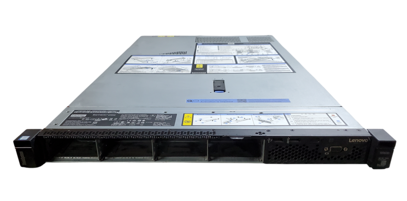 Lenovo ThinkSystem SR630 - 2x Xeon Silver 4110, 64GB DDR4, 530-8i - No HDD