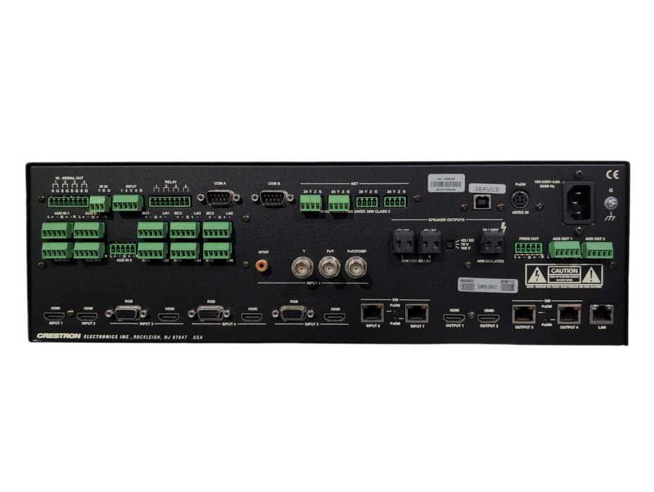 Crestron DMPS3-300-C 7x7 HDMI VGA DigitalMedia Presentation System