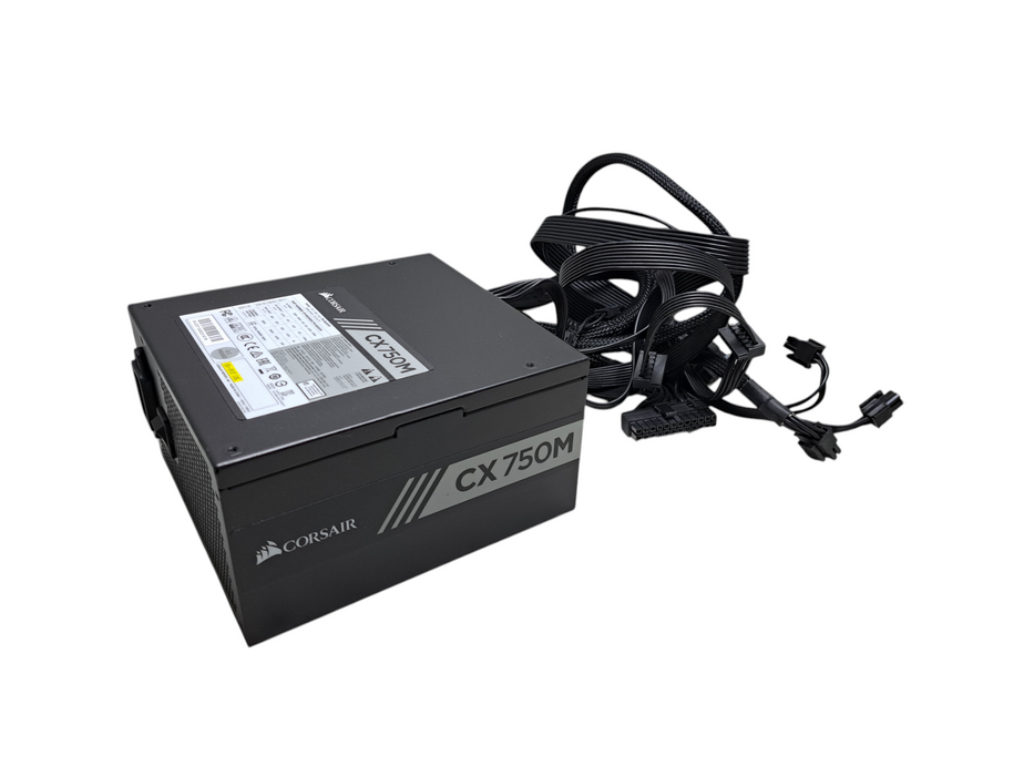 Corsair CX750M 750W 80 PLUS Bronze ATX Semi-Modular Power Supply PSU