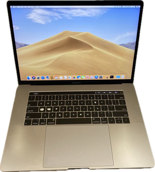 Apple MacBook Pro 15" 2019 i7-9750H Radeon Pro 555X GPU 16GB RAM 512GB SSD READ!