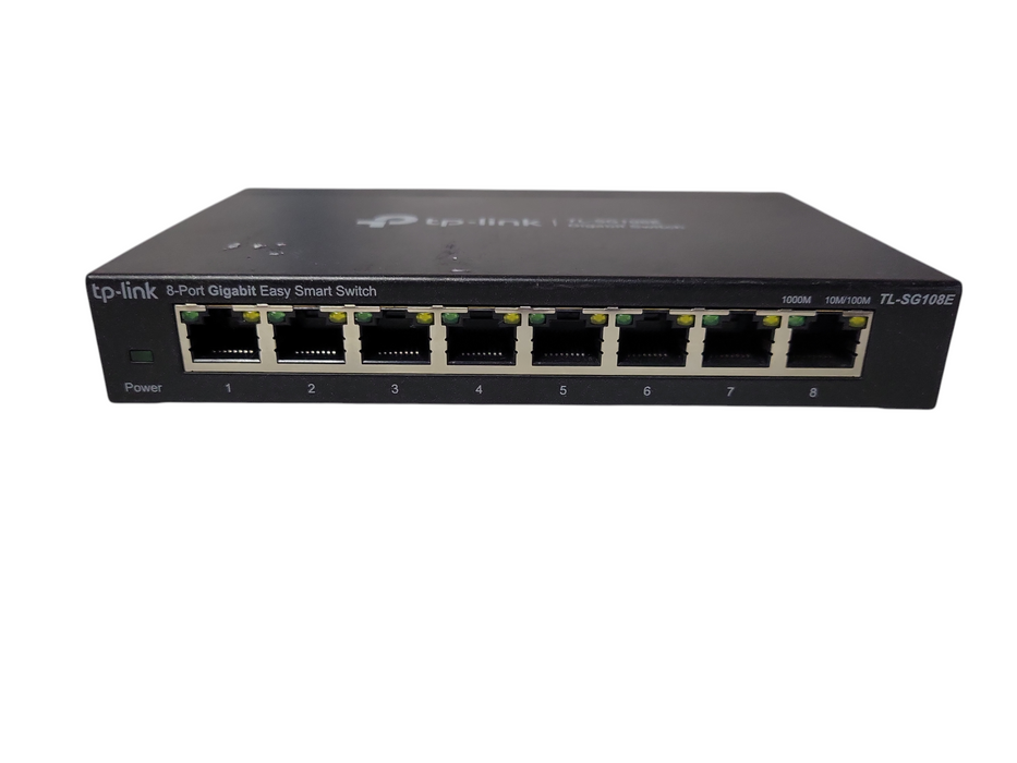 TP-Link TL-SG108E 8-Port 10/100/1000Mbps Gigabit Ethernet Easy Smart Switch