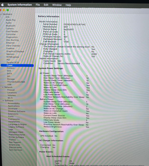 Apple MacBook Pro 15" 2019 i7-9750H Radeon Pro 555X GPU 16GB RAM 512GB SSD READ!
