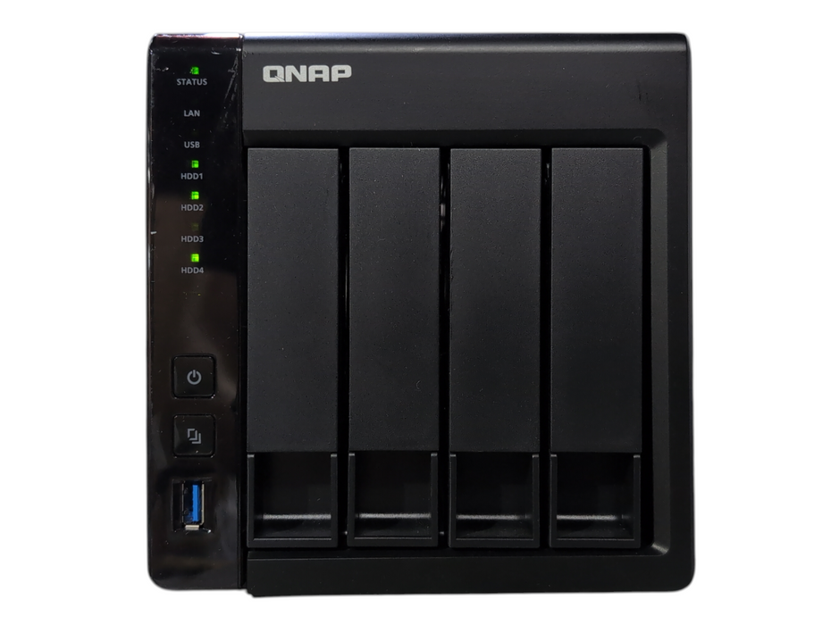 Qnap TS-451+ 4 BAY NAS w/ 4x 2TB HDDs, No Power Adatper