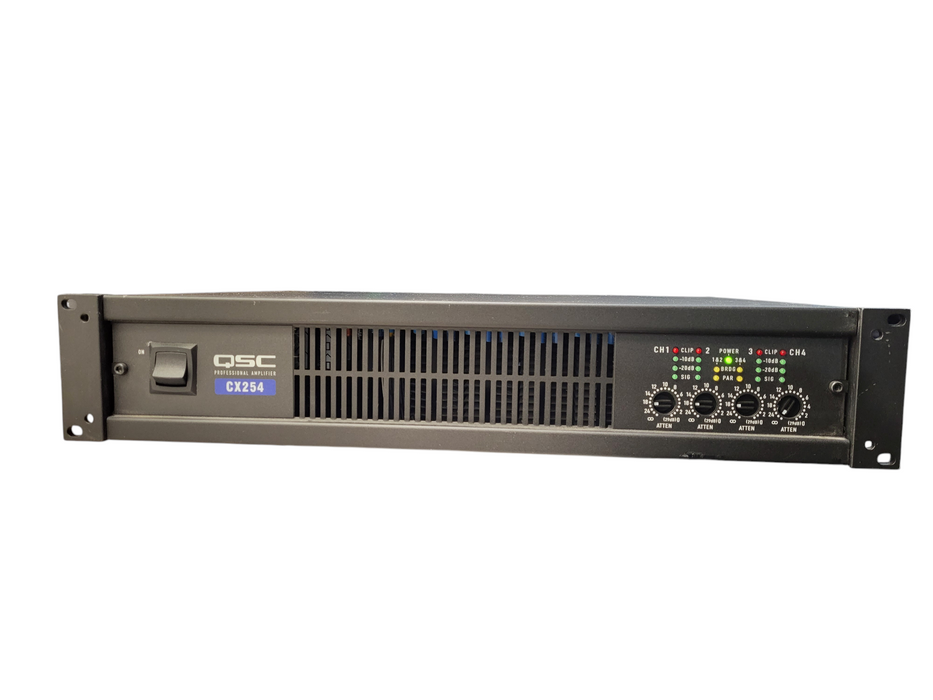 QSC CX254–4 X 250 Watts Per Channel—Professional Power Amplifier