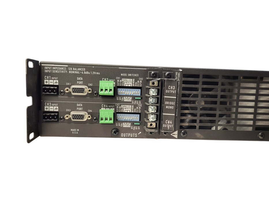 QSC CX254–4 X 250 Watts Per Channel—Professional Power Amplifier
