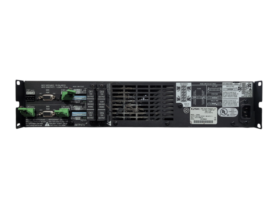 QSC CX204V 4 Channel Power Amplifier