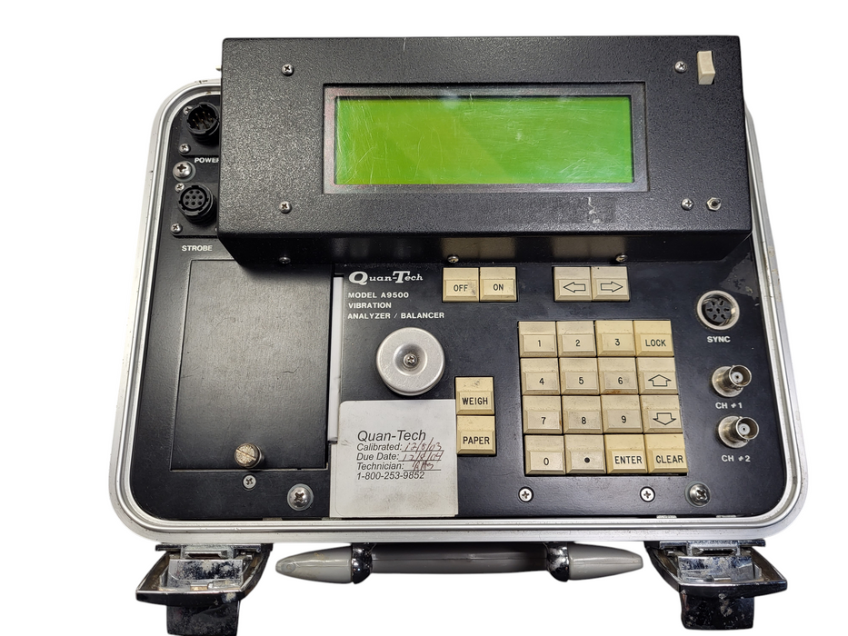 Quan-Tech Vibration Analyzer / Balancer Model: A9500 READ