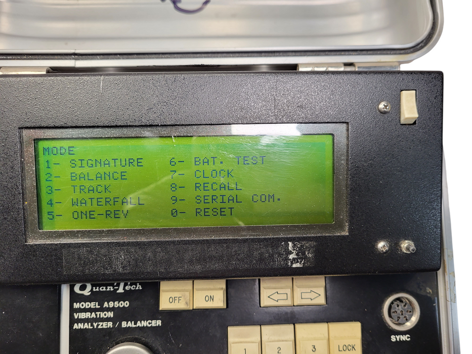 Quan-Tech Vibration Analyzer / Balancer Model: A9500 READ