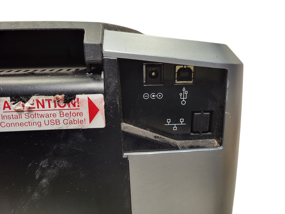 HID Fargo DTC1000 Color ID Card Badge Printer USB No AC
