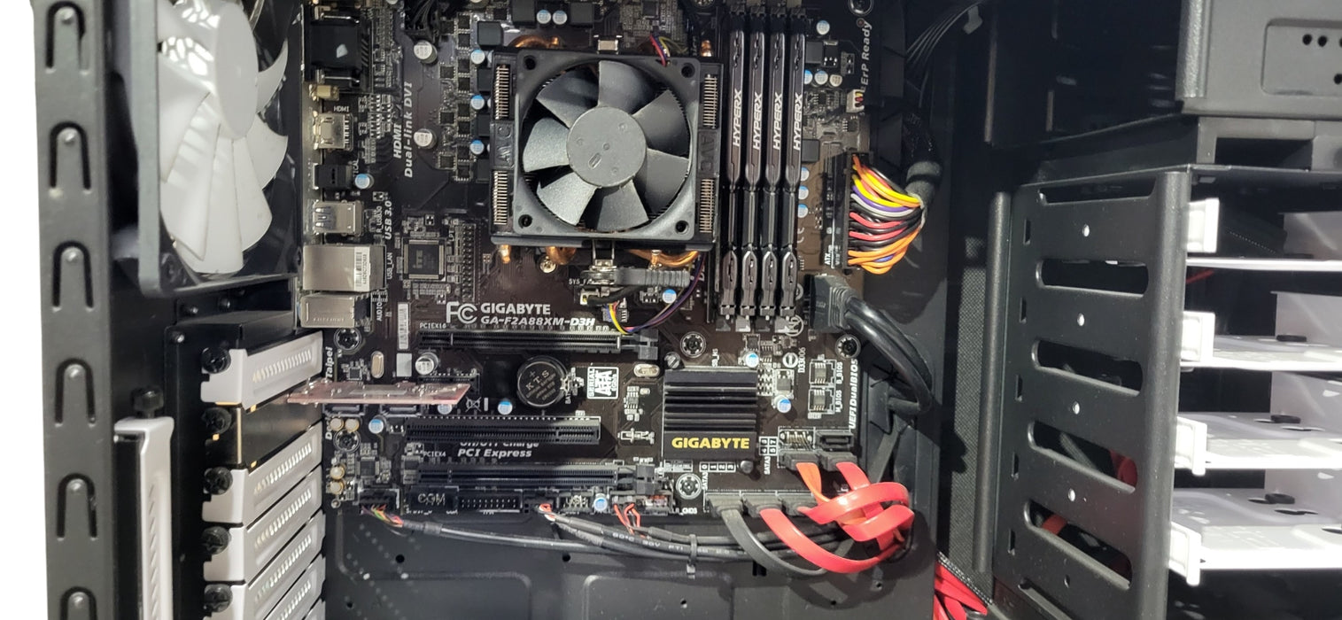 Custom PC Gigabyte GA-F2A88XM-D3H AMD A10-7870K | 16GB DDR3 | NO HDD