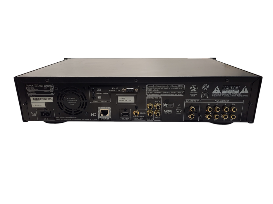 Denon DBP-2012UDCI Universal Audio Video Player No Remote - Tested